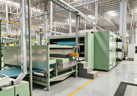 Hot air through thermal bonding oven for nonwoven production line