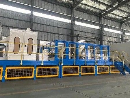 2000mm 200 - 600kg/h Máy cao tốc Carding Máy carding phòng thí nghiệm không dệt