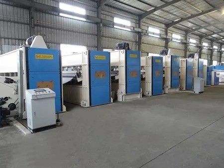 200kg/h - 400kg/h không dệt kim đâm máy Insole Boards Toe Puff felt dây chuyền sản xuất
