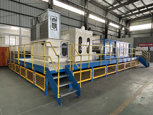 Máy carding với Hopper Feeder